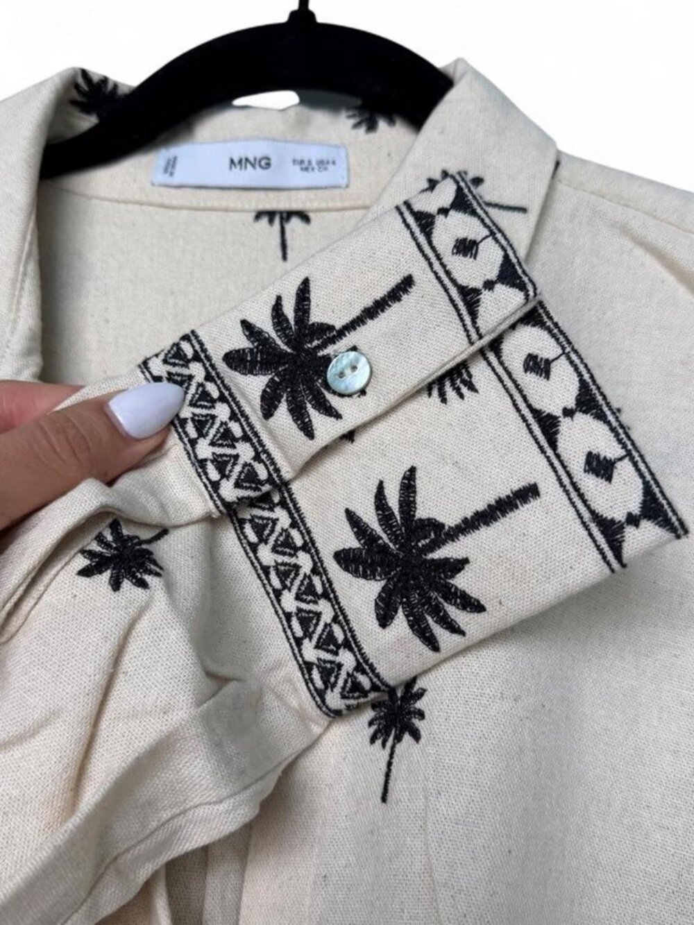Mango Embroidered Linen Matching Set - Picture 4 of 4